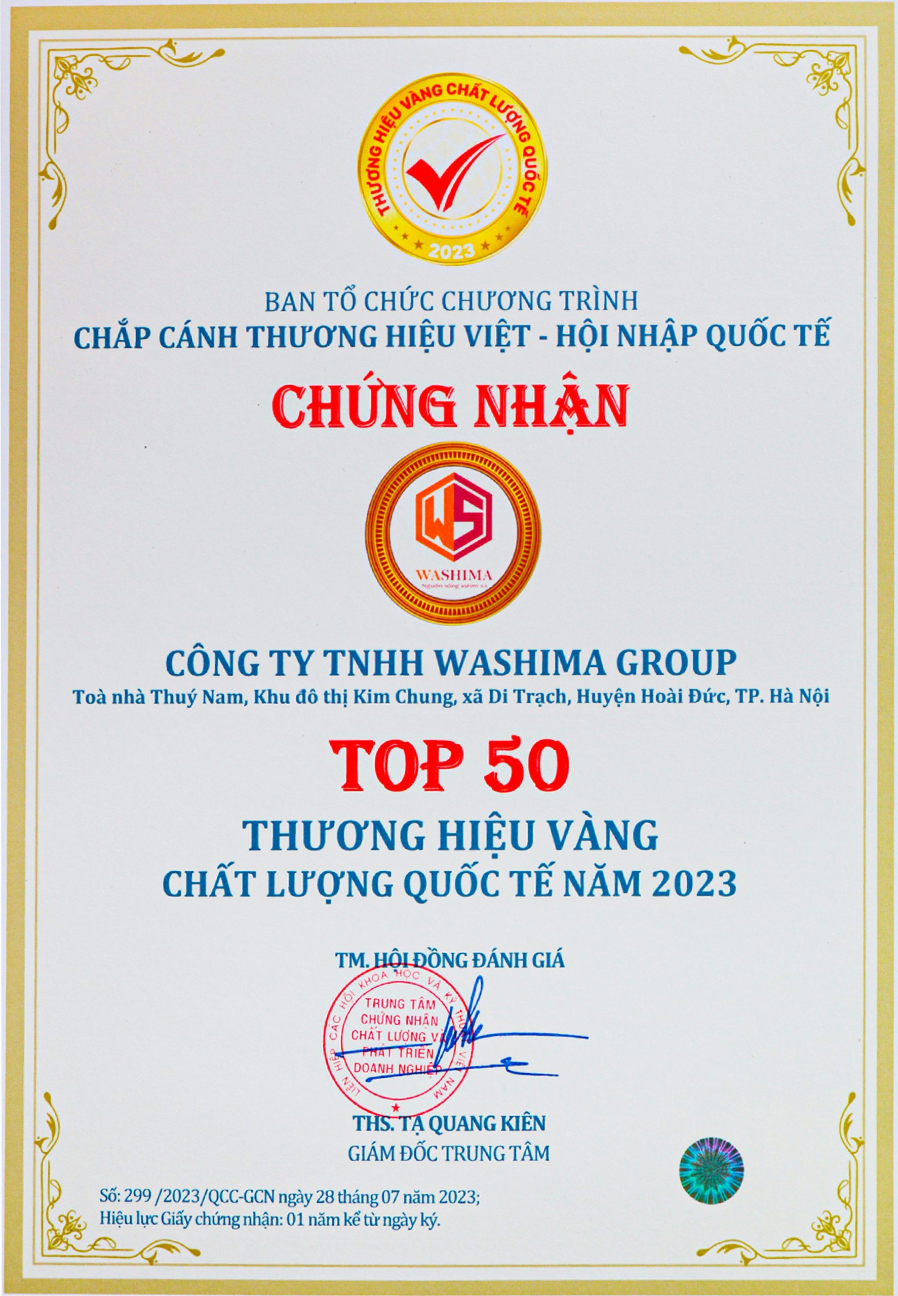 Chứng nhận